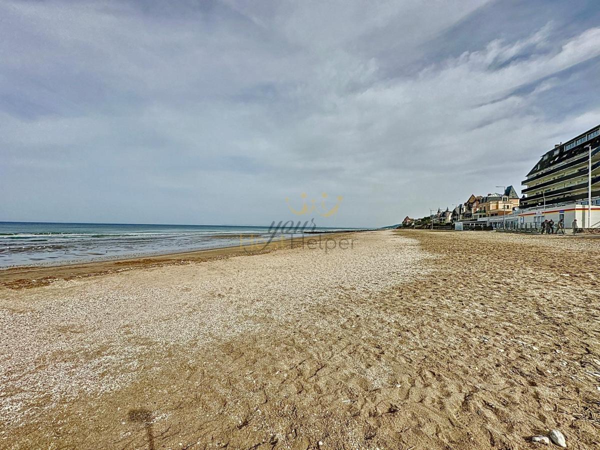 Les Embruns Blonville Vue Mer Bagian luar foto