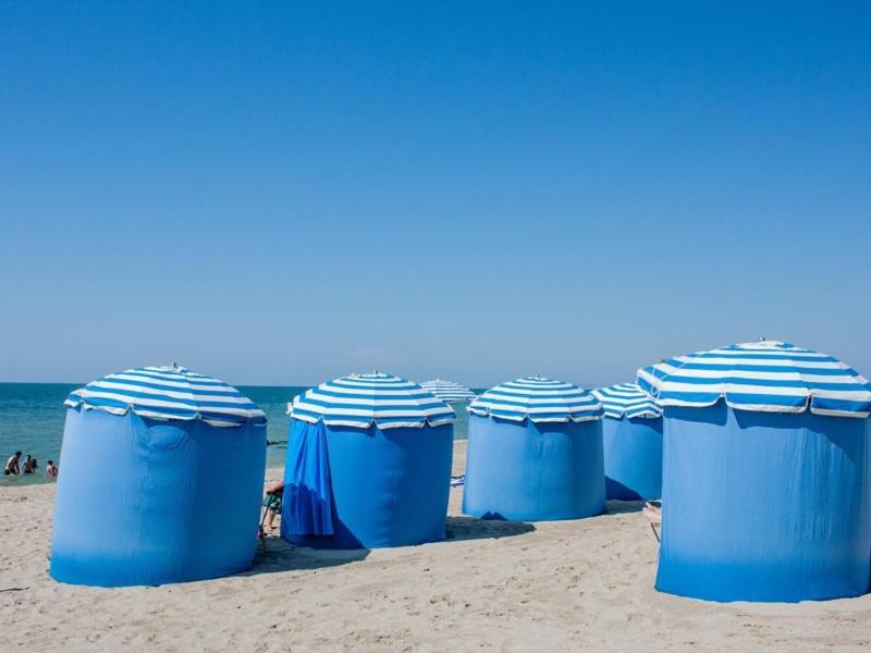 Les Embruns Blonville Vue Mer Bagian luar foto