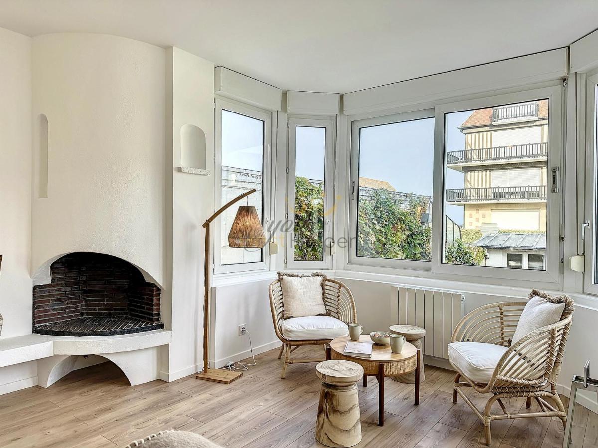 Les Embruns Blonville Vue Mer Bagian luar foto
